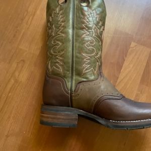 Rocking leather Men's Ranch crazy horse boot